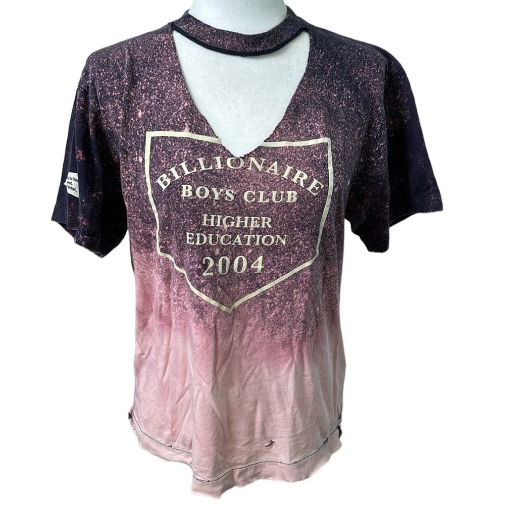 Vintage Billionaire Boys Club Higher Ed Distressed T-Shirt Size Small Unisex